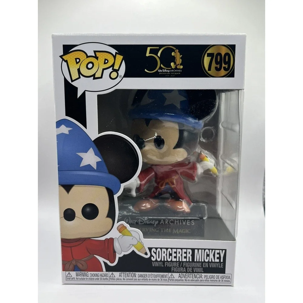 Sorcerer Mickey Mouse Disney 50th Anniversary Funko Pop #799 Preserving Magic